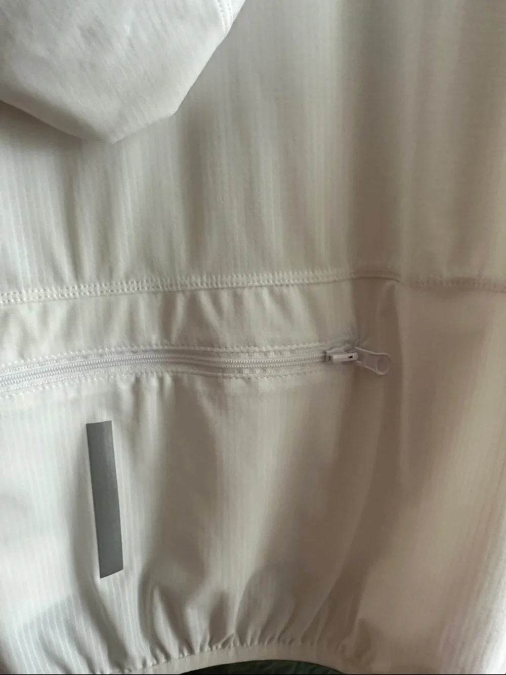 Lightweight White Hooded Windbreaker Jacket - Picture 8 of 12
